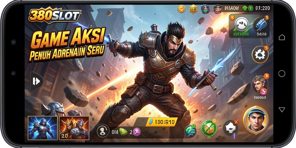 Tampilan gameplay 380SLOT yang penuh aksi dan ketegangan.