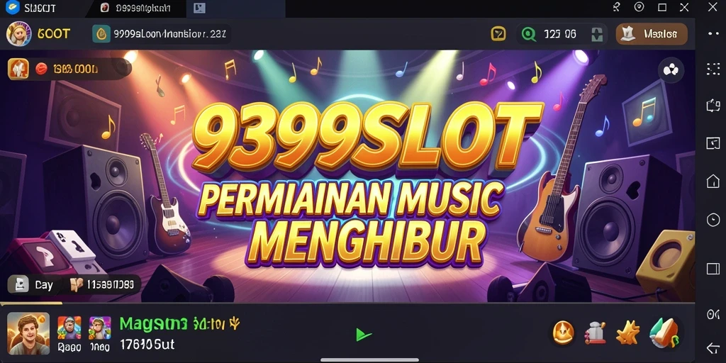 Gameplay seru di 9399SLOT dengan lagu-lagu favorit.