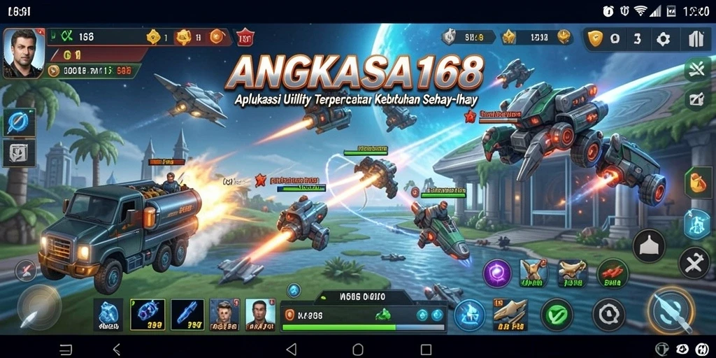 Tangkapan layar ANGKASA168 menampilkan antarmuka pengguna yang bersih dan fungsional.