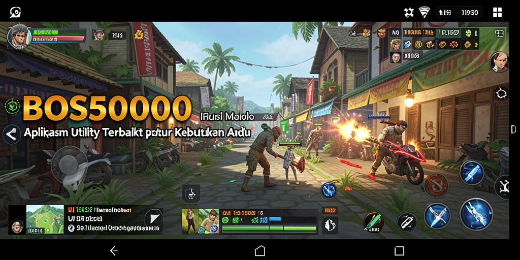 Tampilan antarmuka BOS5000 yang menarik dan fungsional.