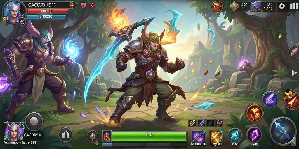 Tampilan menakjubkan dari gameplay GACOR518 dalam aksi.