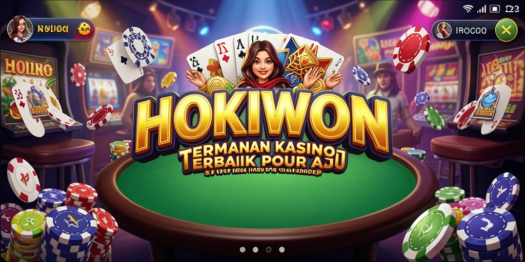 Screenshot HOKIWON menampilkan gameplay Kasino yang seru dan menarik.