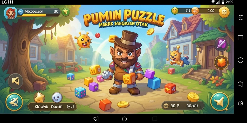 Tampilan gameplay seru dari LG111 yang menggugah semangat memecahkan puzzle.