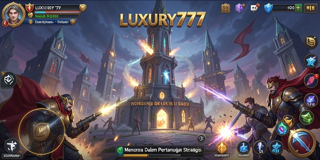Tampilan gameplay LUXURY777 yang menegangkan dan penuh strategi.