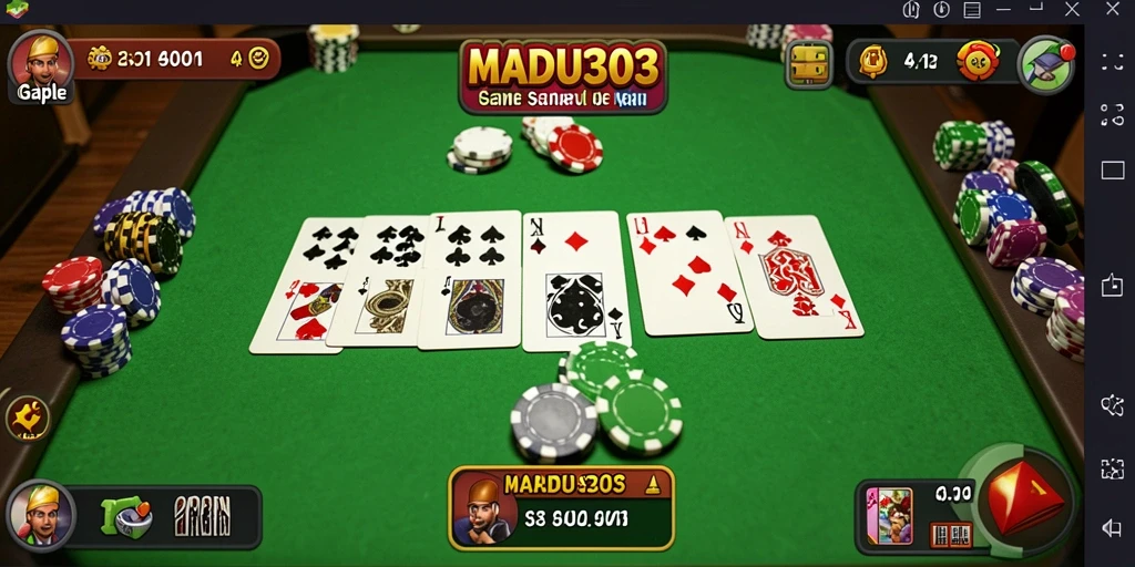 Tampilan gameplay seru MADU303 dengan grafis yang menarik.