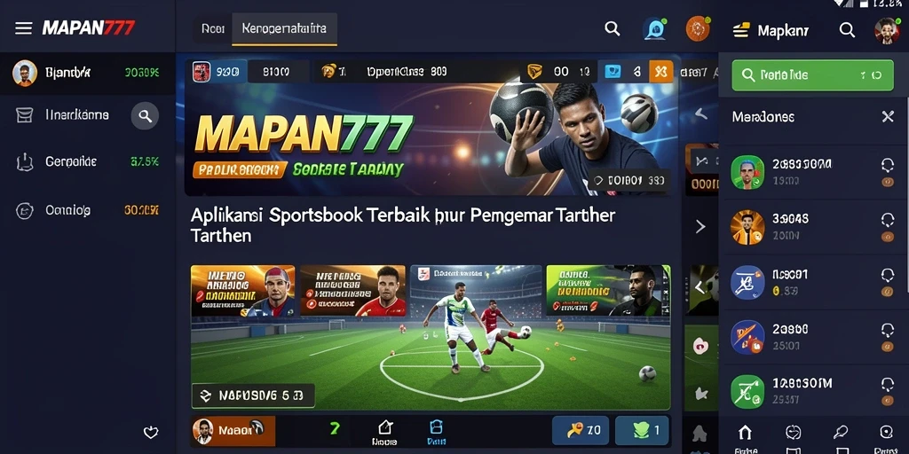 Screenshot utama gameplay MAPAN777 yang menampilkan pengalaman taruhan sportsbook.