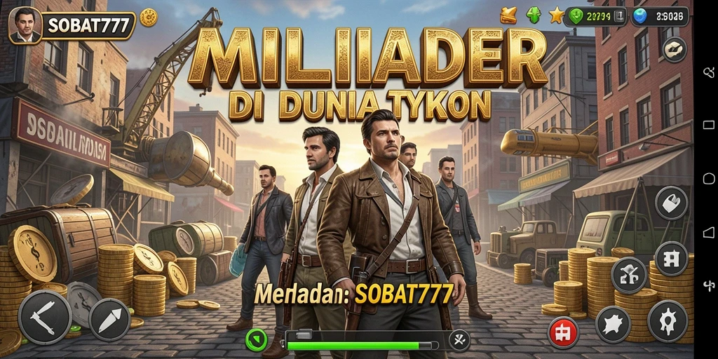 Tampilan screenshot <strong>SOBAT777</strong> yang menunjukkan gameplay menarik di dunia Tycoon.