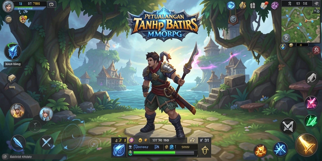 Tampilan dinamis dan aksi seru dalam gameplay ST789.