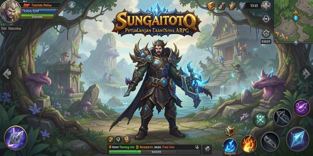 Tangkapan layar SUNGAITOTO menunjukkan aksi seru dalam pertarungan ARPG.