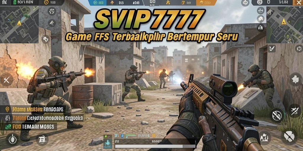 Screenshot gameplay SVIP777 menampilkan aksi mendebarkan di medan perang.