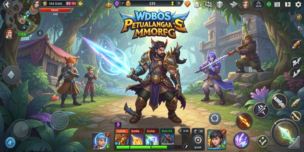 Tangkapan layar menunjukkan gameplay epik dalam WDBOS dengan aksi seru.